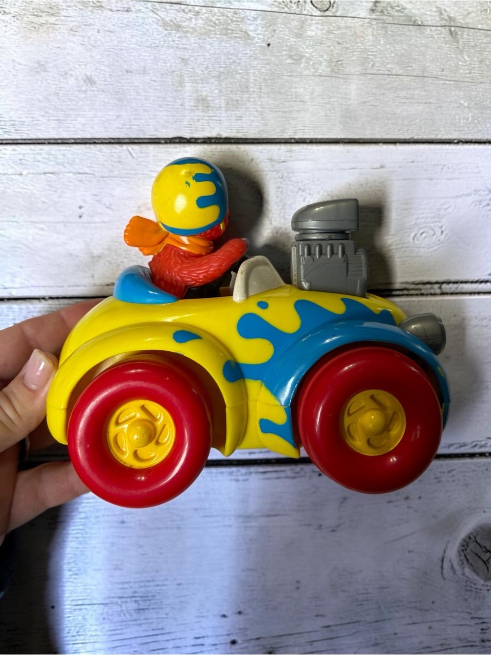 Vintage Elmo Race Car Toy 1996 Tyco Sesame Street Retro Kids Collectible - Picture 5 of 7